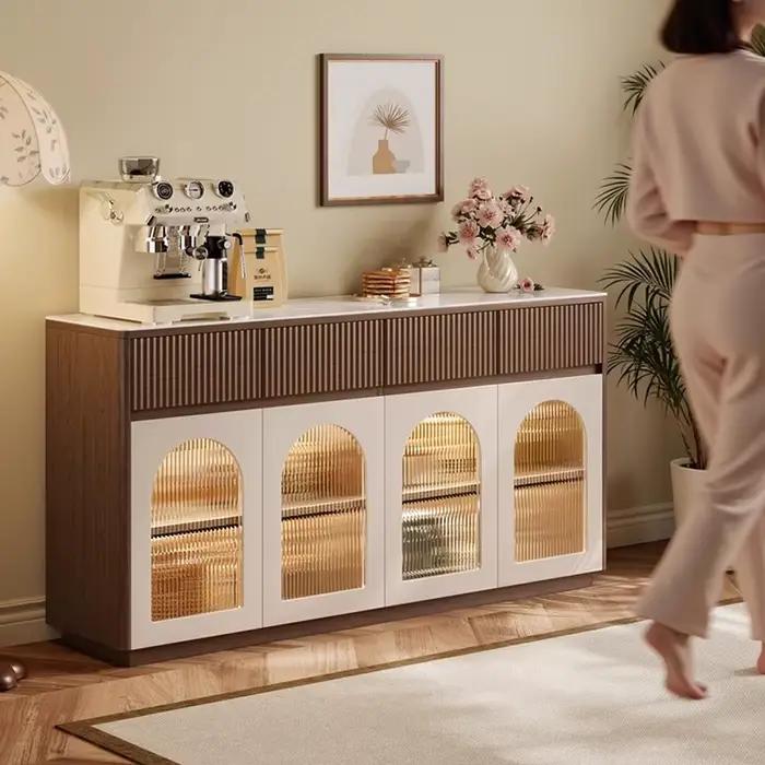 Armoires de salon modernes et tendance, esthétique française, élégantes et simples, Meuble de rangement nordique pour la maison