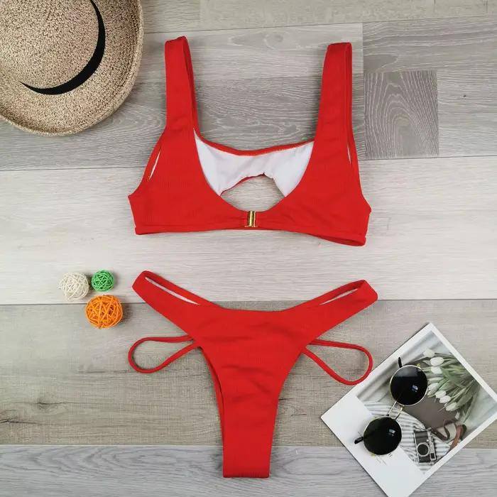 Maillot de bain Sexy couleur néon