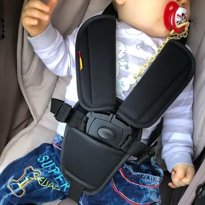Ceinture de protection pour poussette de bébé, coussinets de ceinture de sécurité pour voiture, housses universelles pour bandoulière, coussin doux, protection pour landau