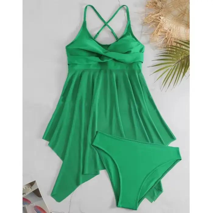 Été Sexy grands maillots de bain grande taille Tankini ensembles maillot