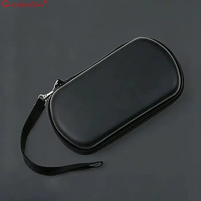 ChengHaoRan 1 sac de rangement rigide noir pour PSP GO, sac de protection anti-poussière avec 1 cordon de maintien, sans logo