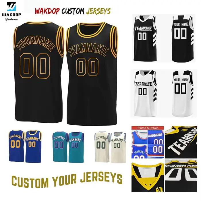 Maillot de basket-ball personnalisé pour hommes et jeunes, uniforme de basket-ball, vernis de sport personnalisé, ajouter n'importe quel numéro de nom d'équipe