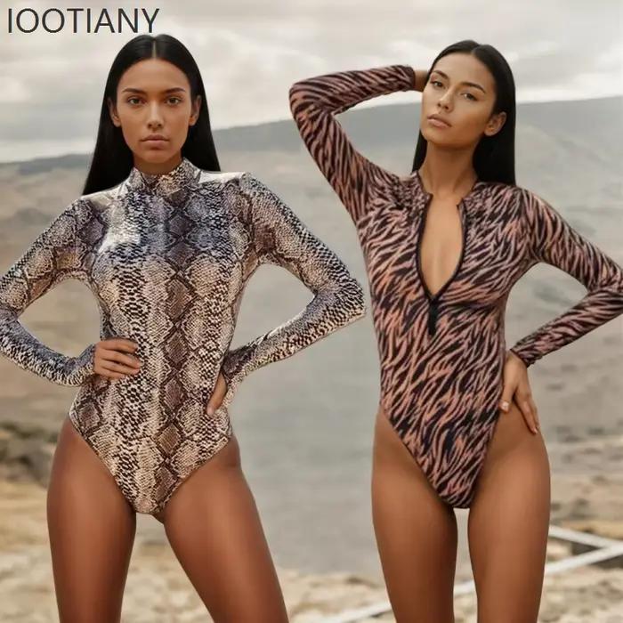 Maillot de bain IOOTIANY imprimé zèbre
