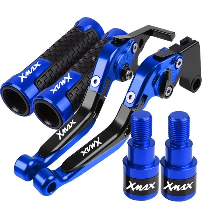 Leviers de Frein et d'Embrayage avec Poignées de Guidon, pour Moto Yamaha Xmax 125, 200, 250, 300, 400, 2013, 2022, 2021, 2018, 2019, 2020