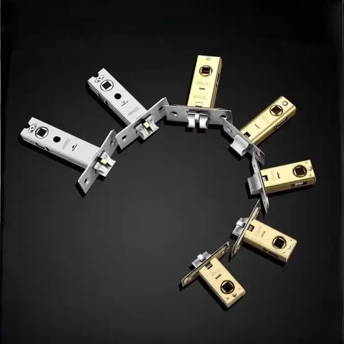 Pêne dormant de porte intérieure sans clé, cylindre tubulaire de porte à mortaise, accessoires universels, spécifications multiples disponibles