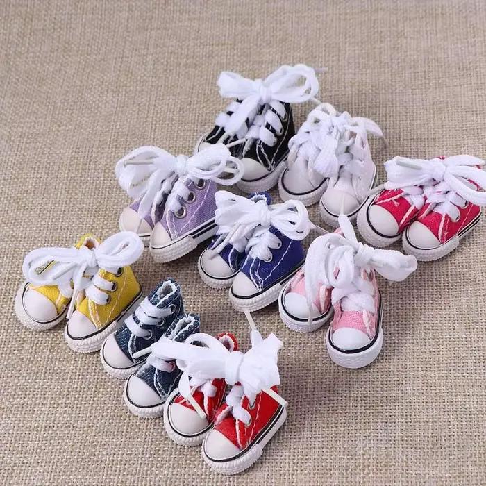 Accessoires fille jouet baskets chaussures 3.5CM pour enfants chaussures décontractées poupée toile chaussures Blyth chaussures poupée chaussures BJD poupées chaussures