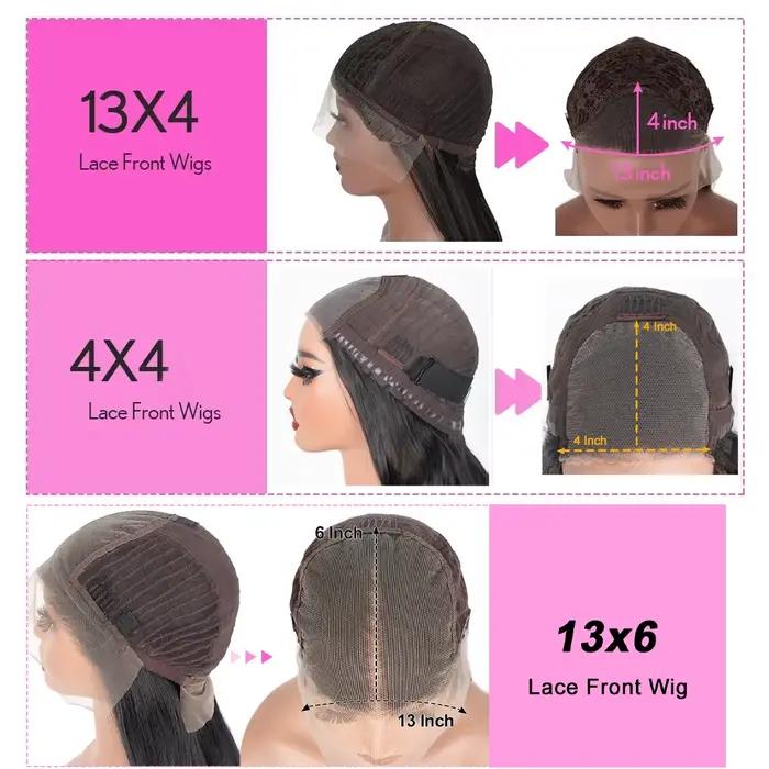 Perruques Lace Front Yaki Lisses Kinky 13x6 HD pour Femmes, Densité 200%, Noir Naturel, Perruques Synthétiques Lace Front Yaki pour Femmes