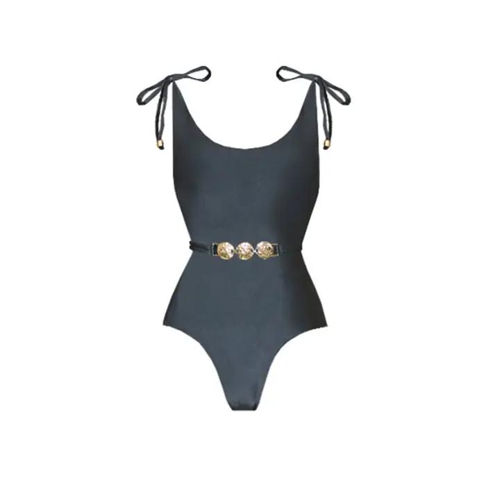 2026 Ensemble de maillot de bain 2 pièces push-up avec jupe longue