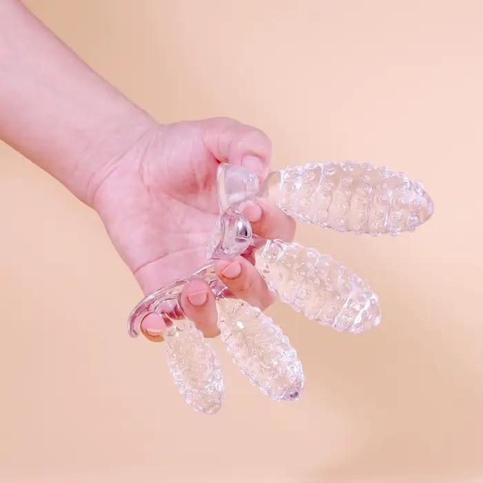 4 tailles ananas Silicone Anal godemichet Anal hommes masseur de Prostate stimulateur masturbateur jouets sexuels pour adultes pour femmes Gay jouets pour adultes