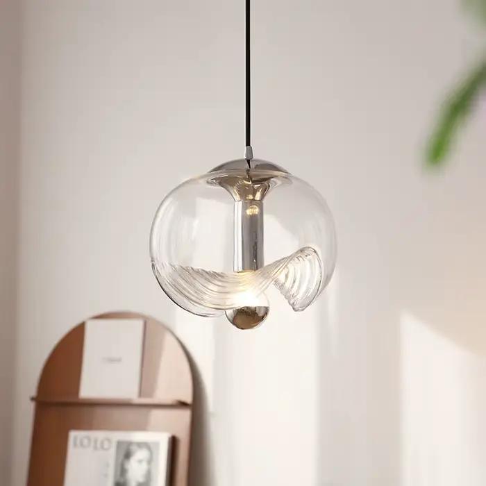 Lampe suspendue en verre Peill Putzler, design moderne, design artistique, luminaire décoratif d'intérieur, idéal pour un salon, une cuisine ou une Table à manger