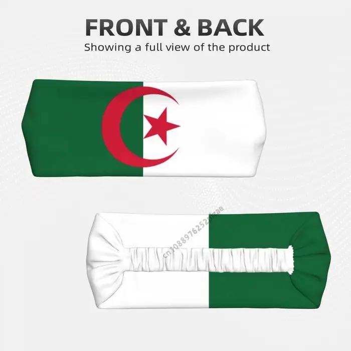 Algérie Feel-Bandes élastiques larges pour hommes et femmes, bandes de sauna, yoga, sports, fitness, exercice, tennis, course à pied, danse athlétique