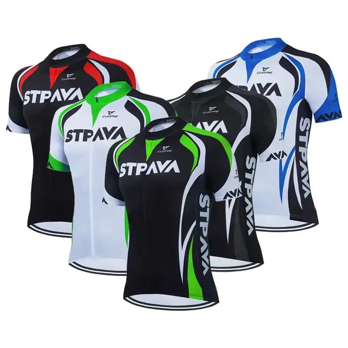 Maillot de cyclisme, nouveau maillot de cyclisme anti-UV pour l'été, ensemble respirant pour le sport, maillots de vélo de course, vêtements de cyclisme pour le VTT