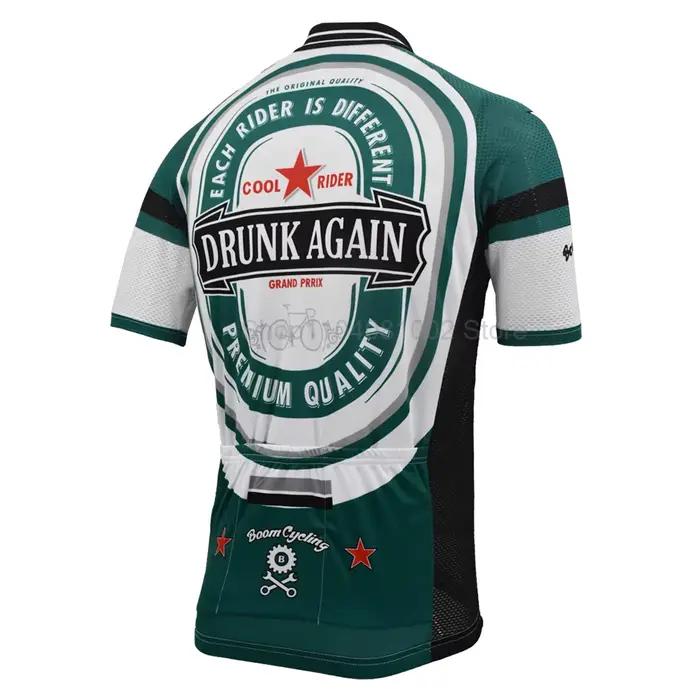 Maillot de cyclisme pour hommes, vêtements de vélo de montagne, vêtements de vélo de route, maillot de cyclisme d'été, maillot de cyclisme à thème bière
