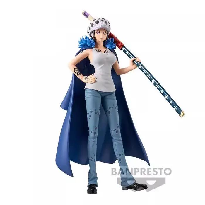 Bandai-Banpresto Anime Action Figure Modèle Jouets, One Piece DXF, Extra Trafalgar Law CHANGE, PVC, Collecemballages, Original