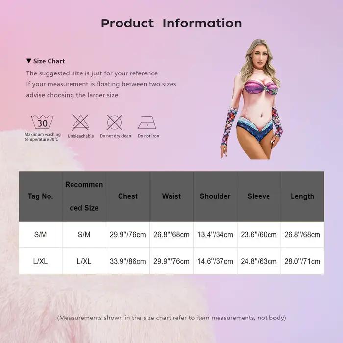 Maillot de Bain Sirène Élégant Imprimé 3D pour Femme Occasionnels Plage Natation Cosplay