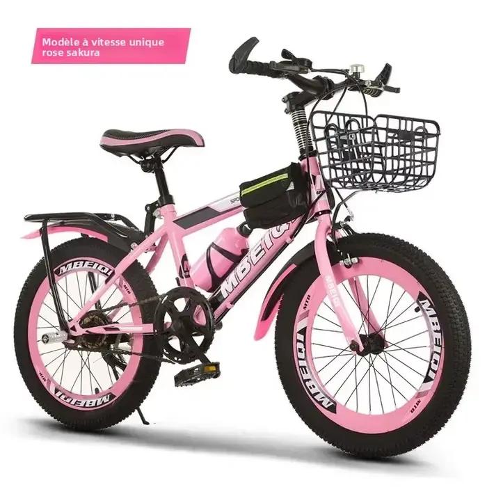 Vélo de montagne/route pour enfants et adultes de 18 à 24 pouces, vélo de déplacement en plein air à vitesse simple/variable pour tous âges