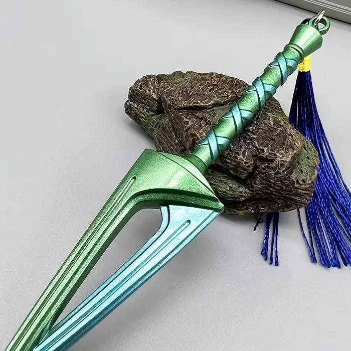 21cm Fierce Deity Sword LoZ Tears of the Kingdom Breath of the Wild Game Replica Metal Weapon Model Collectible Ornament Toy Boy Dropshipping Wholesale Hot Sale Gifts New Arrival Gift Free Shipping Dé