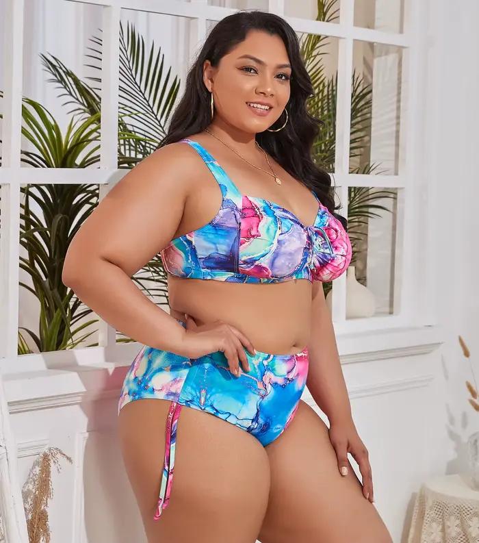 Maillot de bain deux pièces grande taille