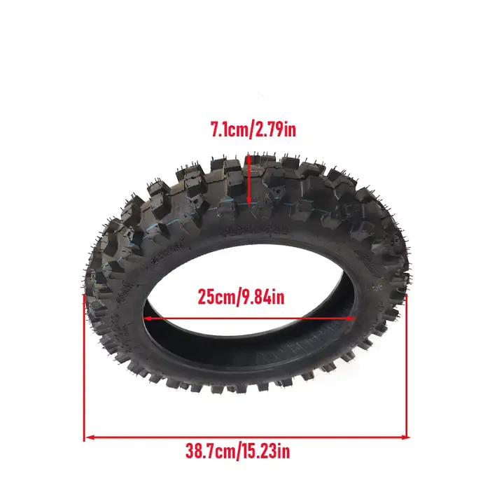 Pneu extérieur 80/100-10, pneu intérieur 3.00-10, adapté aux pièces de rechange pour pneus de moto tout-terrain
