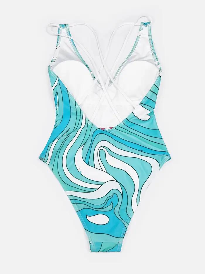 Maillot de bain une pièce imprimé tendance