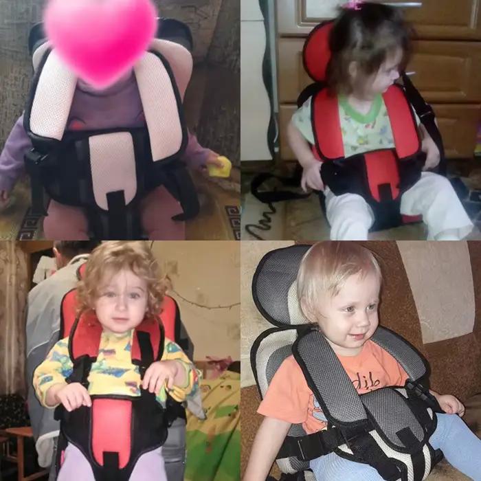 Coussinets d'épaule pour poussette de bébé, sangles de siège auto, accessoires de remplacement pour poussette d'enfant ​   Housses de sangle de ceinture de sécurité souples pour siège