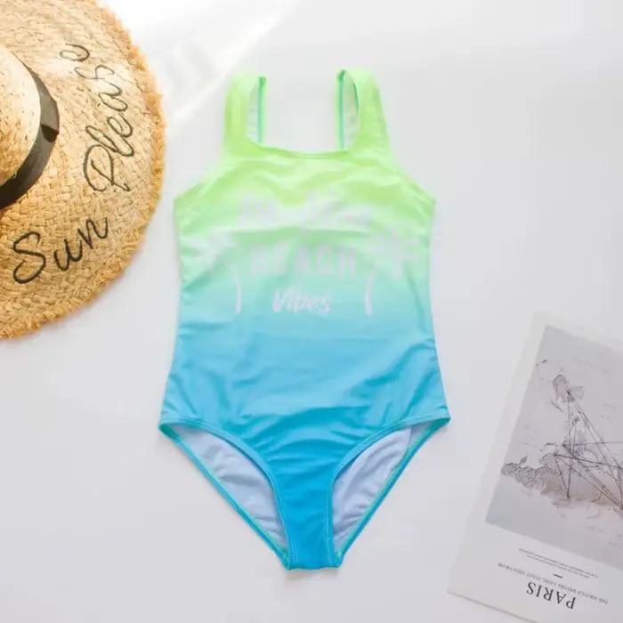 Maillot de bain une pièce pour adolescentes