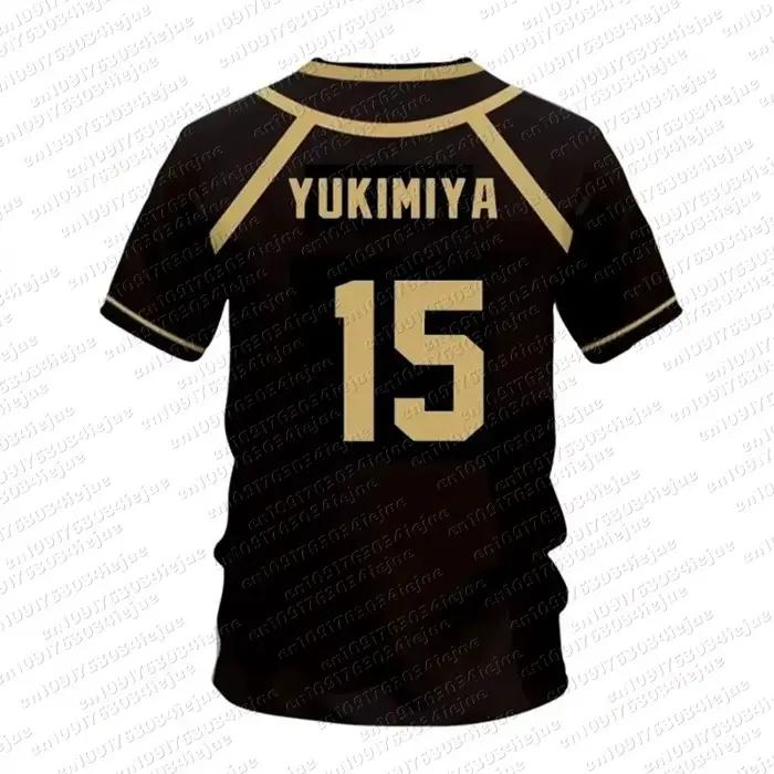 T-shirt de sport décontracté pour homme et enfant, motif Futsal Jersey, réplique Vl Blue Lock Anime Bastard Munich, collection été