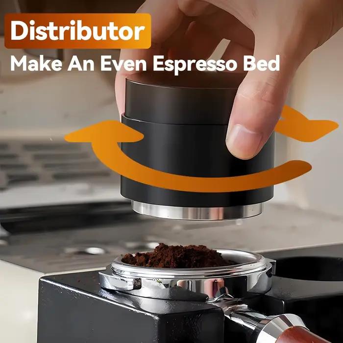 Ensemble distributeur de café expresso 3 en 1, 51/53/58mm, avec marteau distributeur de poudre et épandeur, pour Restaurants, café, maison