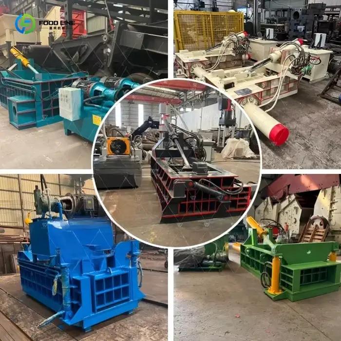 Presse à blocs métalliques personnalisée équipée de moules sur mesure pour le traitement des déchets métalliques