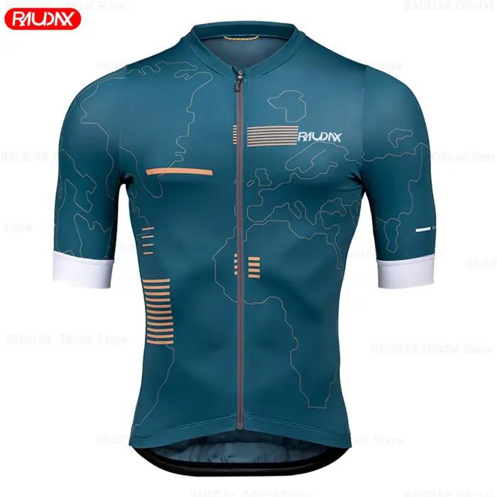Nouveau 2023 Raudax maillot de cyclisme 12 couleurs cyclisme course hauts à manches courtes maillot de vélo chemises de cyclisme sur route maillots de vélo d'été
