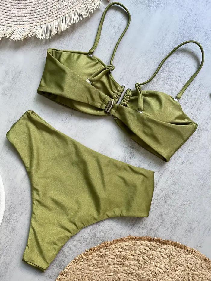 Bikini bandeau push-up pour femme 2026