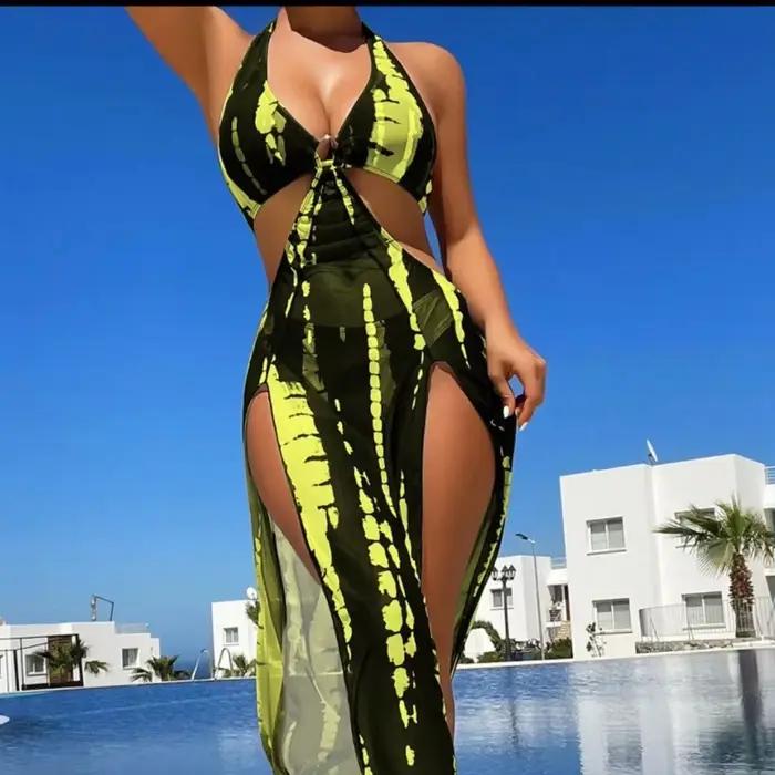 Ensemble bikini sexy trois pièces