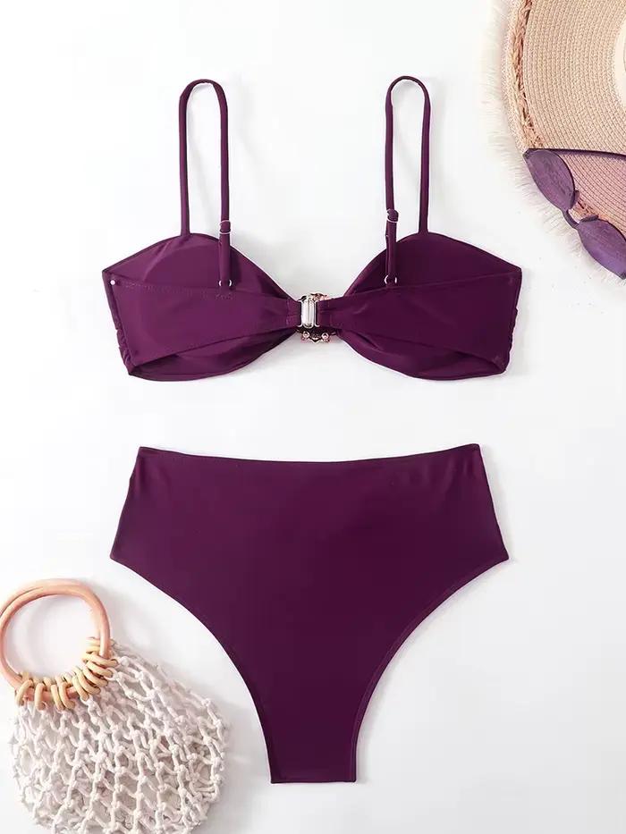 Bikini taille haute pour femmes