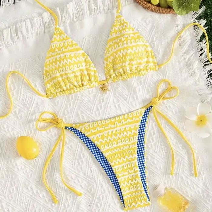 Ensemble bikini réversible