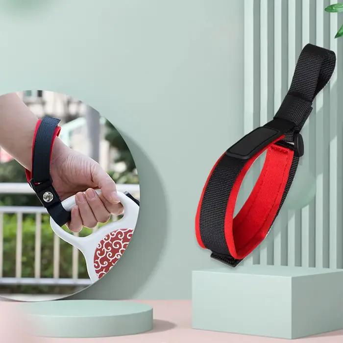 Accessoire supplémentaire de laisse rétractable pour chien – Dragonne et poignet – pour un plus grand confort, une poignée desserrée pour vos mains et un meilleur contraste