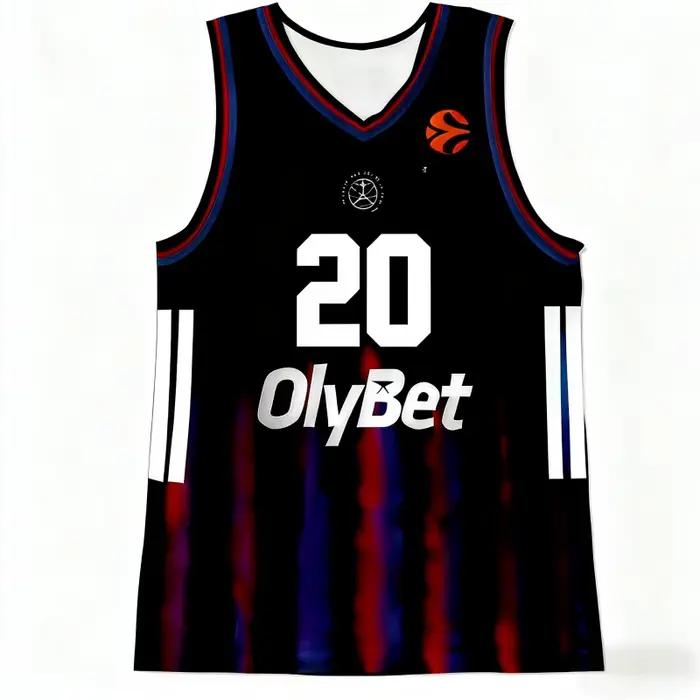Nouveau Maillot de Basketball Homme Français 2026 – Tenue de Sport pour le Tournoi de Basketball Européen de Paris – Vêtements d'Entraînement de Basketball pour Enfants et Adultes