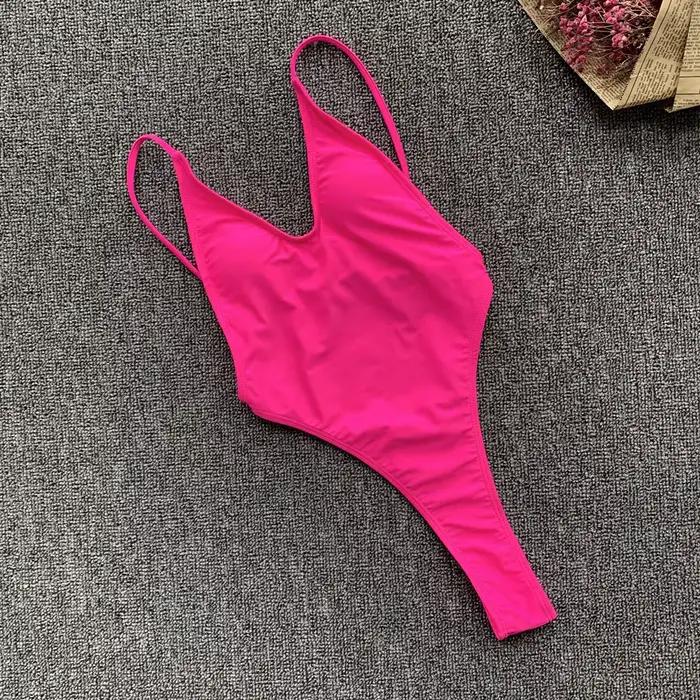 Maillot de bain une pièce vert fluorescent 2026 pour femme