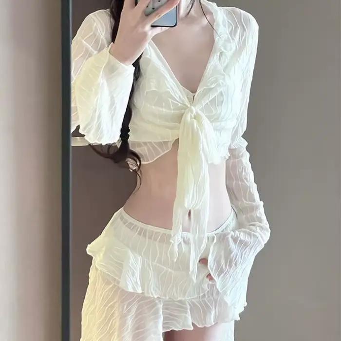 Maillot de bain femme, bikini amincissant et couvrant le ventre
