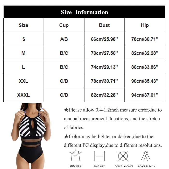 Maillot de bain une pièce dos nu pour femmes