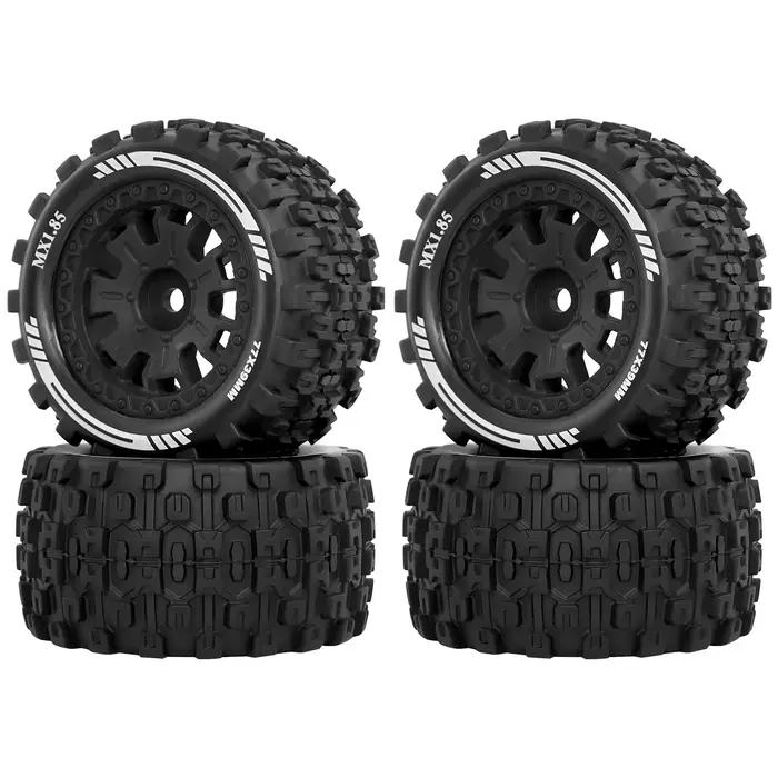 OGRC 1/18 RC roues et pneus 12mm pneu hexagonal 77mm * 39mm pour ARRMA 1/18 Typhon granit Grom pièces de mise à niveau