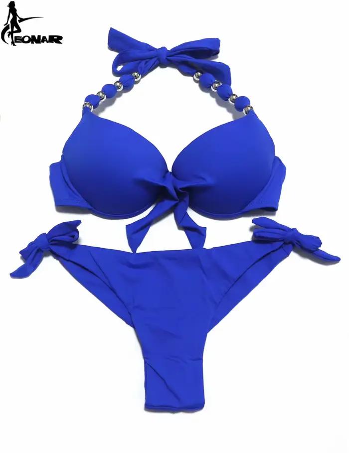 EONAR Push Up Bikini femmes pansement maillots de bain brésilien coupe bas