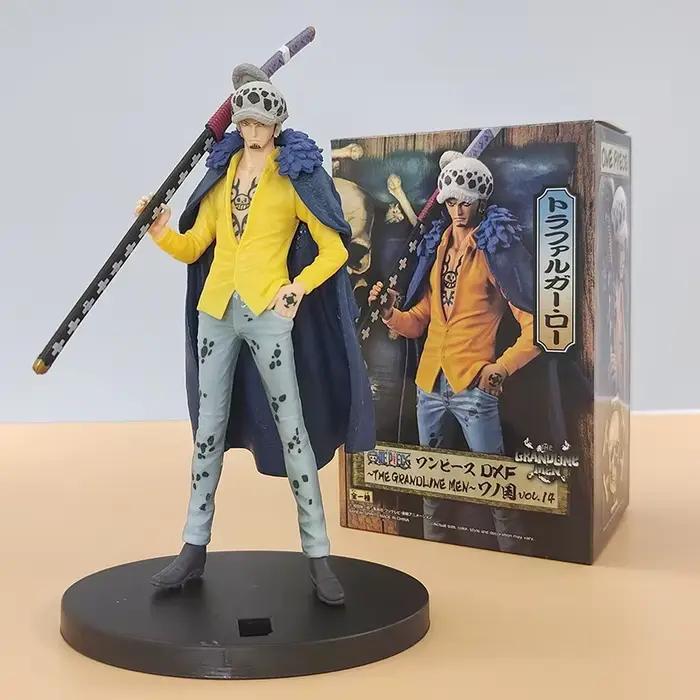 Figurine Anime One Piece Luffy Law de 16 cm, figurine PVC en position debout, modèle PVC, jouet de collection, cadeau pour enfants
