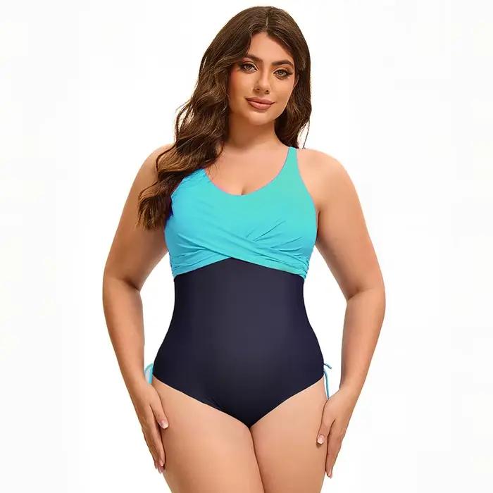 Maillot de bain une pièce grande taille pour femmes