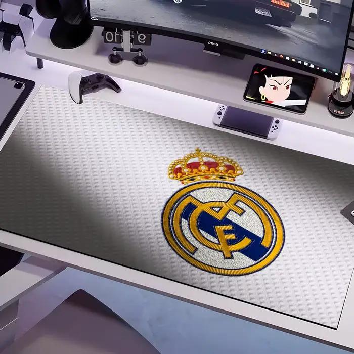 Tapis de souris R-real S-MmaDriD-ES, plusieurs tailles, grand tapis carré pour ordinateur, bureau, jeu, tapis de table en caoutchouc antidérapant