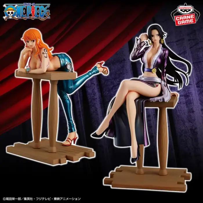 Bandai Original Banpresto ONE PIECE Nami Boa Hancock Figurines d'action Anime Figuras Modèles de dessins animés Statues Jouets pour enfants Cadeaux