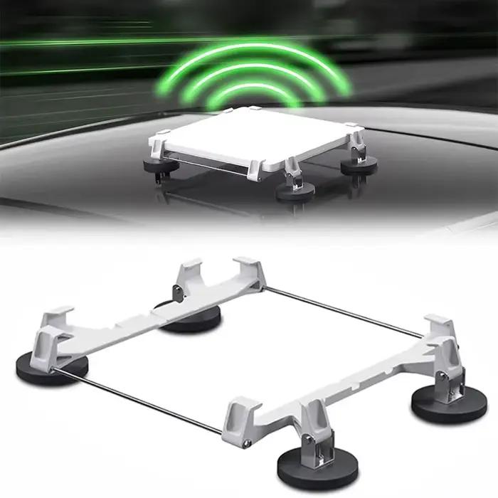 Support de fixation magnétique pour toit Starlink Mini V4 - Accessoire universel pour véhicules (fourgonnettes, bateaux, voitures, camping-cars) - Support pour toit en verre
