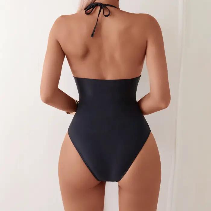 Maillot de bain une pièce sexy transparent pour femme 2026