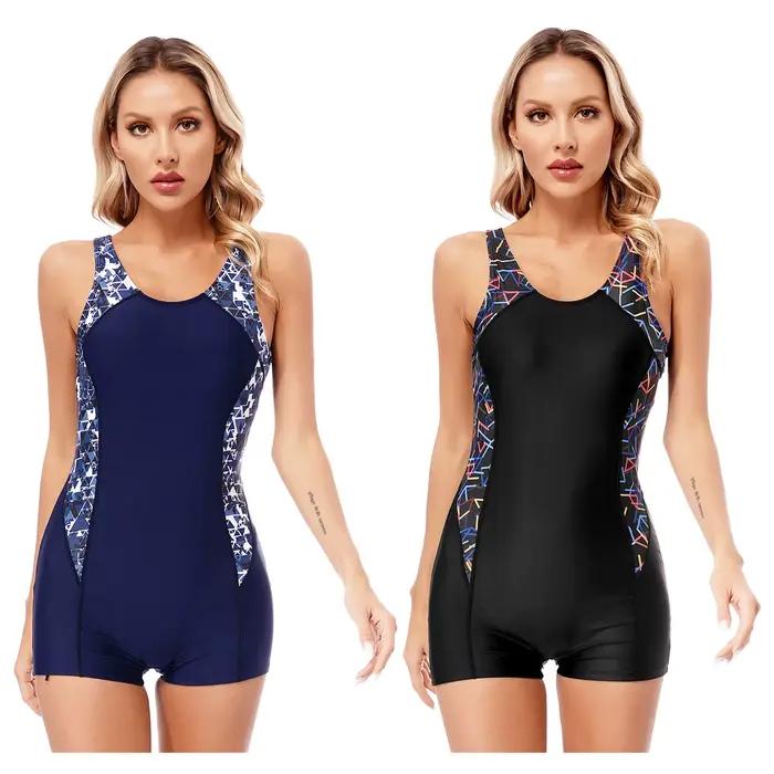 Maillot de bain imprimé une pièce pour femme