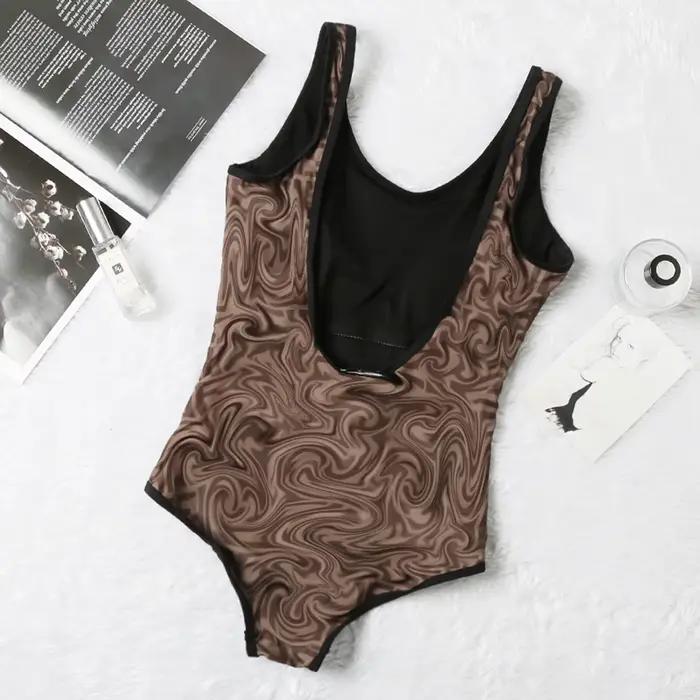 Maillot de bain une pièce amincissant pour femme