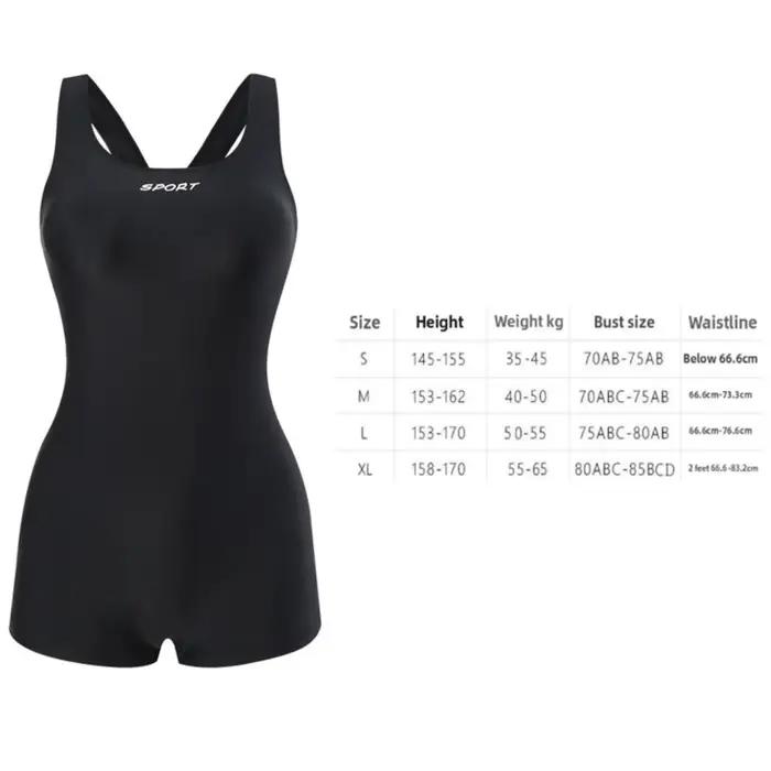 Maillot de bain une pièce à bretelles croisées avec coussinet de poitrine